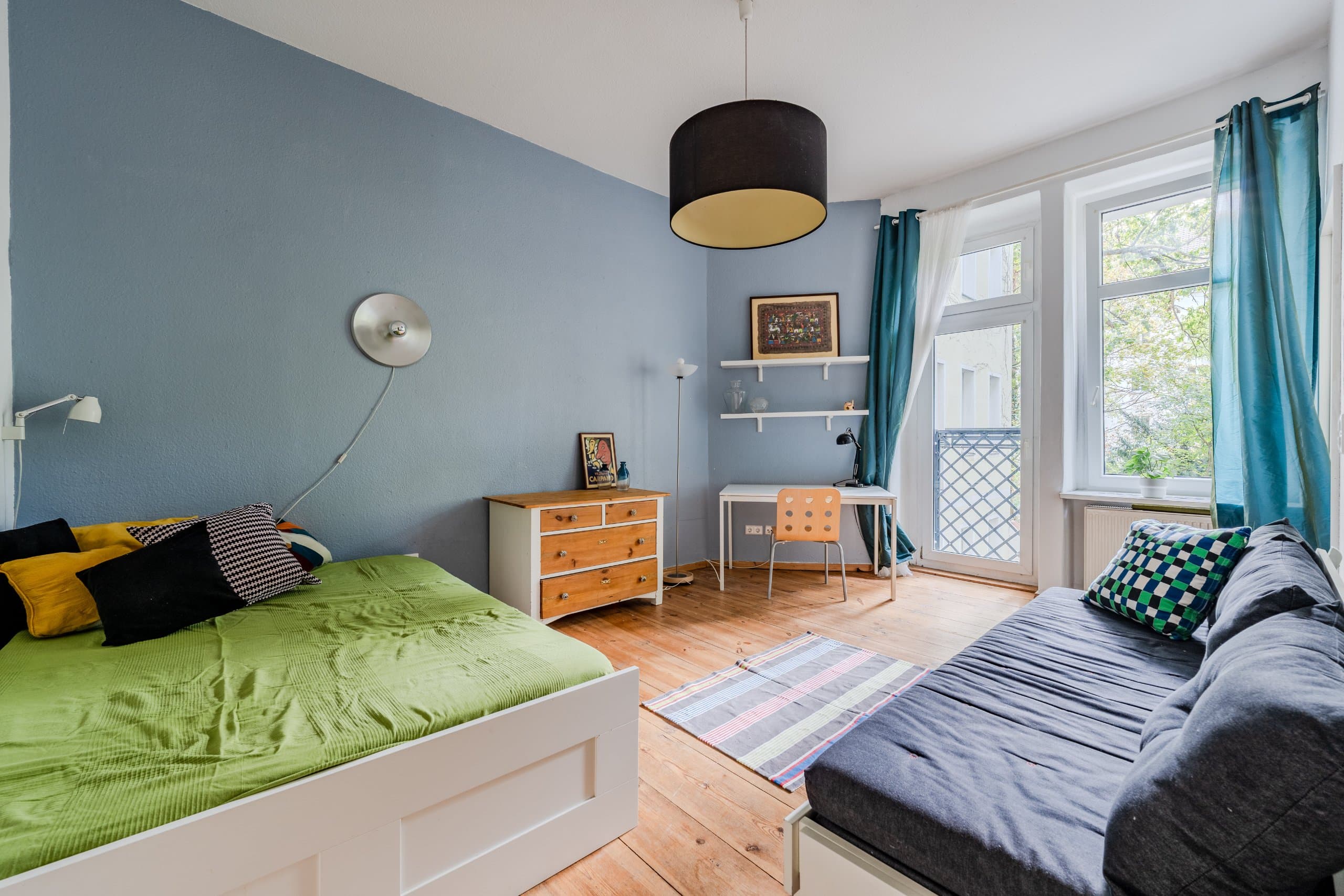 Ruhige 1-Zimmer-Wohnung mit Blick ins Grüne im Herzen von